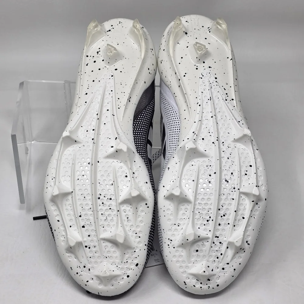 Adidas Adizero Electric Men Size 12 Cleats Snack Attack White Black IE4401 New - Picture 8 of 11